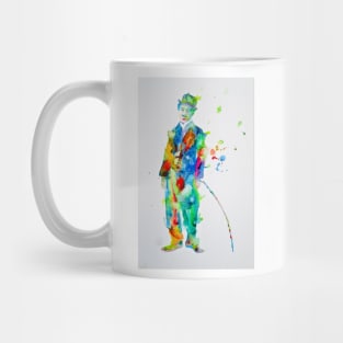 CHARLIE CHAPLIN watercolor portrait .7 Mug